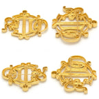 Dior Logo Brooch 6.5 cm Gold — view 4