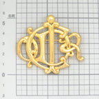 Dior Logo Brooch 6.5 cm Gold — view 7