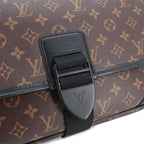 Louis Vuitton Monogram Macassar Messenger Shoulder Bag Brown — view 8