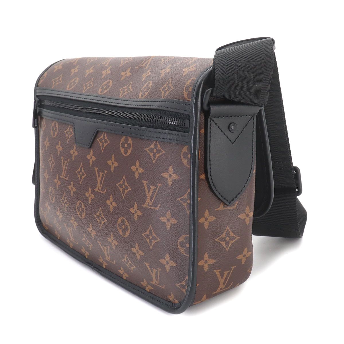 Louis Vuitton Monogram Macassar Messenger Shoulder Bag Brown — view 3