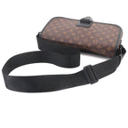 Louis Vuitton Monogram Macassar Messenger Shoulder Bag Brown — view 5