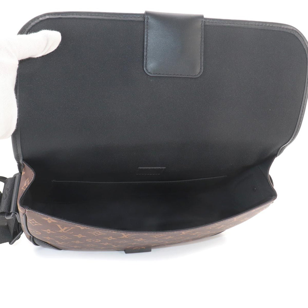 Louis Vuitton Monogram Macassar Messenger Shoulder Bag Brown — view 6