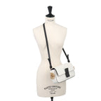 Fendi Bucket Twist 2-Way Bag Leather White Black — view 9