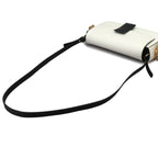 Fendi Bucket Twist 2-Way Bag Leather White Black — view 5