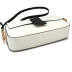 Fendi Bucket Twist 2-Way Bag Leather White Black — view 4