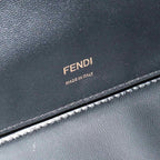 Fendi Bucket Twist 2-Way Bag Leather White Black — view 8
