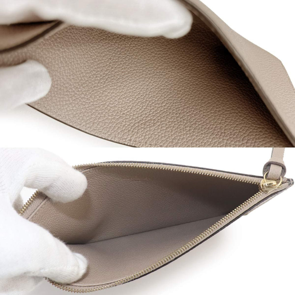 Louis Vuitton Bicolor Monogram Empreinte Pochette Felicity Chain Wallet — view 9