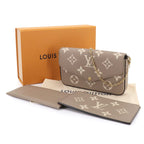 Louis Vuitton Bicolor Monogram Empreinte Pochette Felicity Chain Wallet — view 2