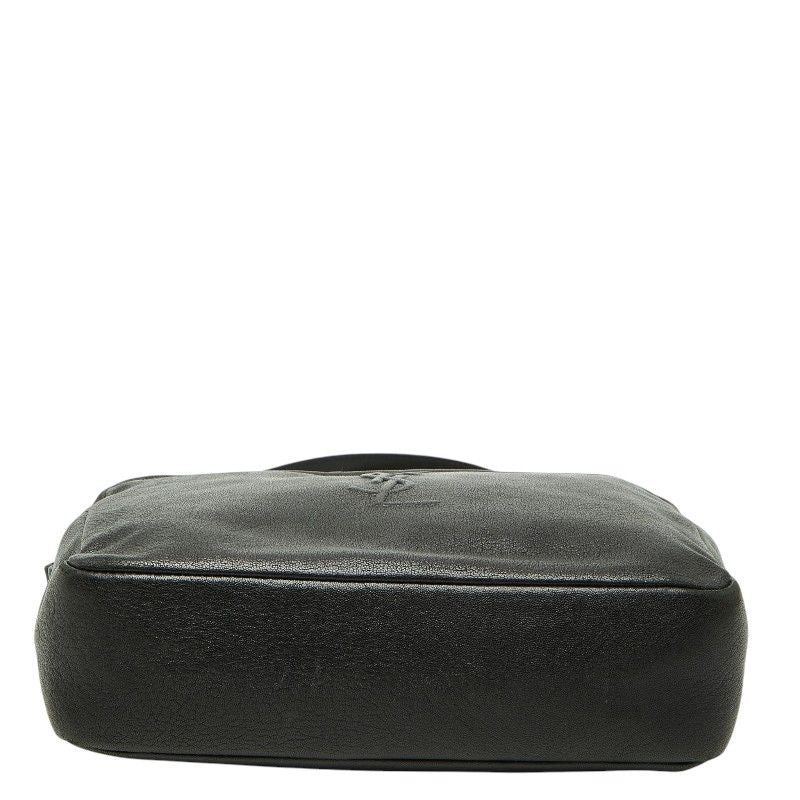 Saint Laurent Tassel le Crossbody Shoulder Bag Black Leather — view 3