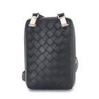 Bottega Veneta Intrecciato Crossbody Shoulder Bag Leather Black — view 3