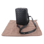 Bottega Veneta Intrecciato Crossbody Shoulder Bag Leather Black — view 2