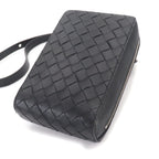 Bottega Veneta Intrecciato Crossbody Shoulder Bag Leather Black — view 9