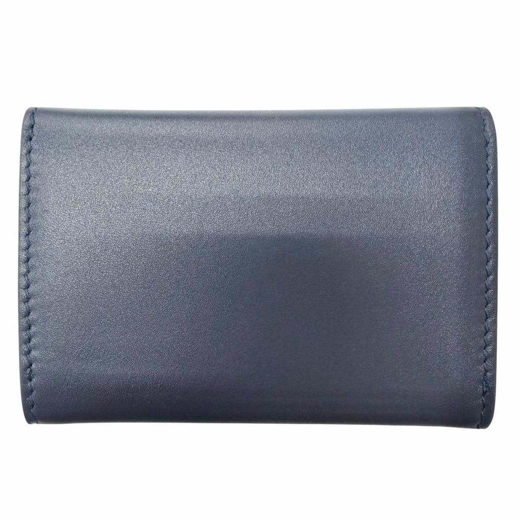 Gucci Leather Inside GG Logo All Over Pattern Card Case Business Holder Navy — view 3