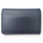 Gucci Leather Inside GG Logo All Over Pattern Card Case Business Holder Navy