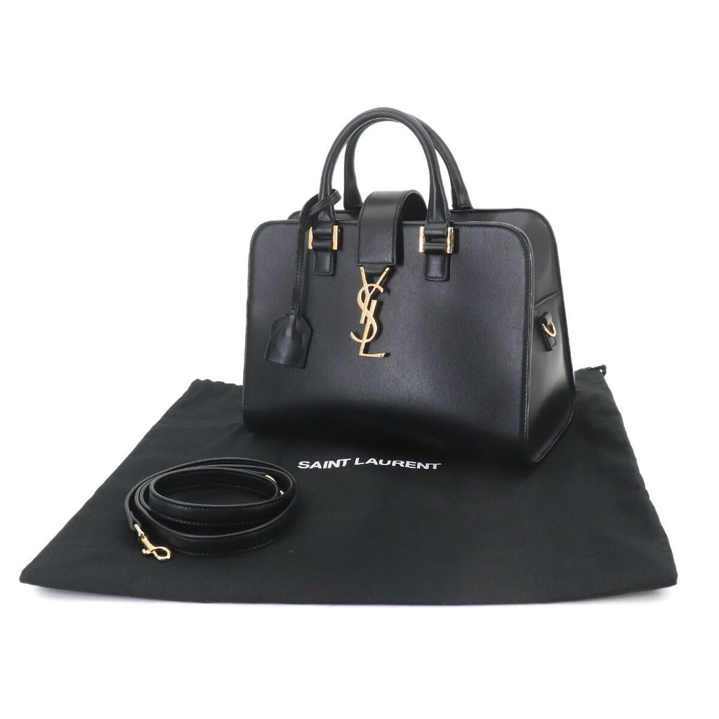 Saint Laurent Baby Cabas 2-Way Bag Leather Black — view 2