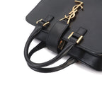 Saint Laurent Baby Cabas 2-Way Bag Leather Black — view 6