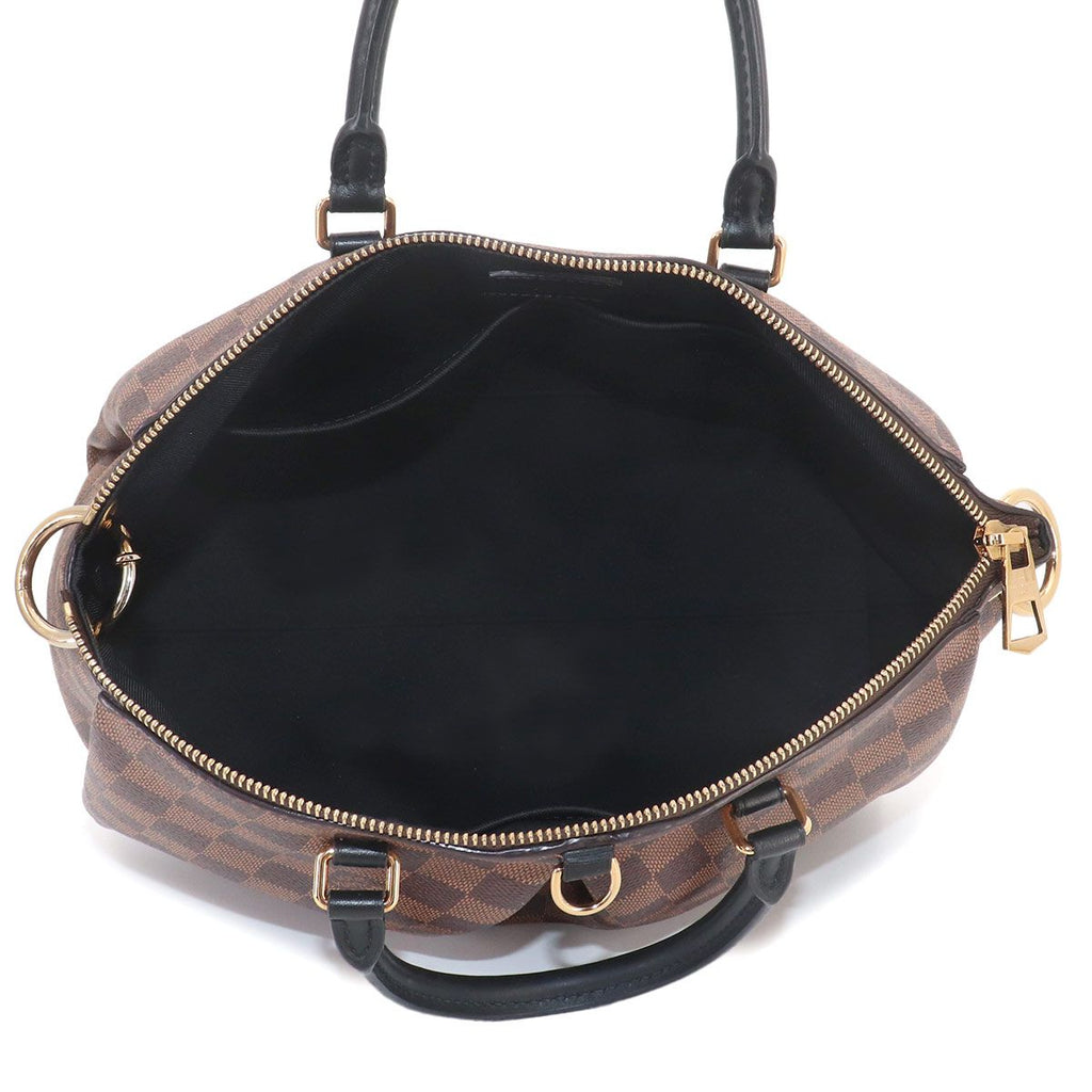 Louis Vuitton Damier Odeon MM 2-Way Tote Shoulder Bag Ebene Black — view 6