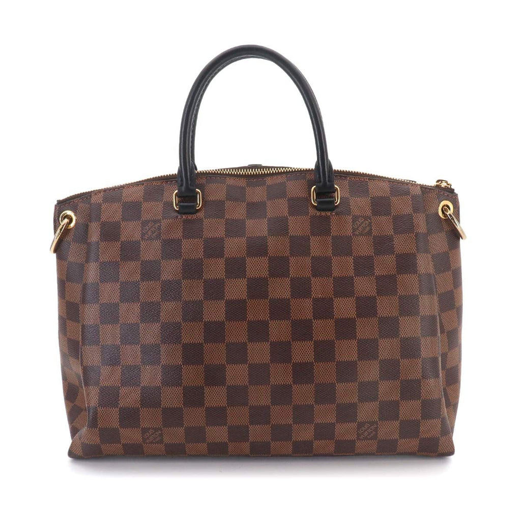 Louis Vuitton Damier Odeon MM 2-Way Tote Shoulder Bag Ebene Black — view 2