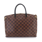 Louis Vuitton Damier Odeon MM 2-Way Tote Shoulder Bag Ebene Black — view 2