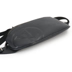 Louis Vuitton Epi LV Circle Bum Bag Leather Noir Silver — view 4