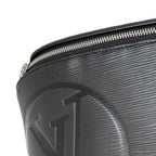 Louis Vuitton Epi LV Circle Bum Bag Leather Noir Silver — view 8