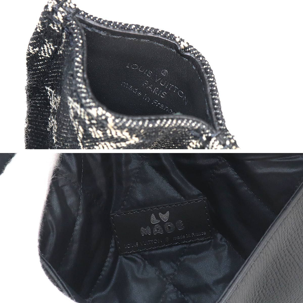 Louis Vuitton LV Squared Trio Pouch Shoulder Bag Monogram Drip Noir — view 8