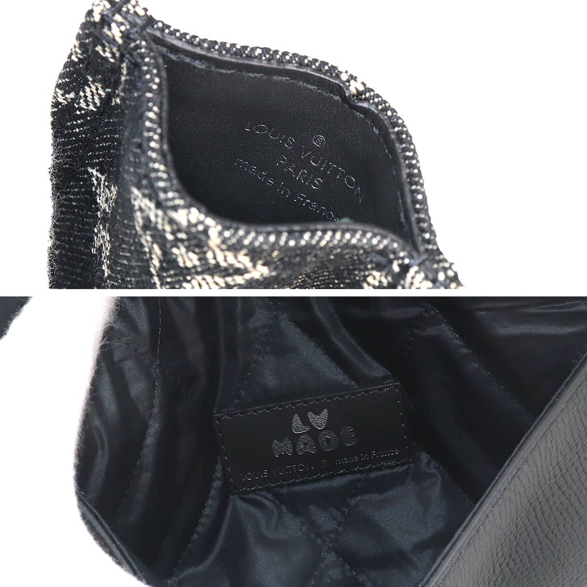 Louis Vuitton LV Squared Trio Pouch Shoulder Bag Monogram Drip Noir — view 8