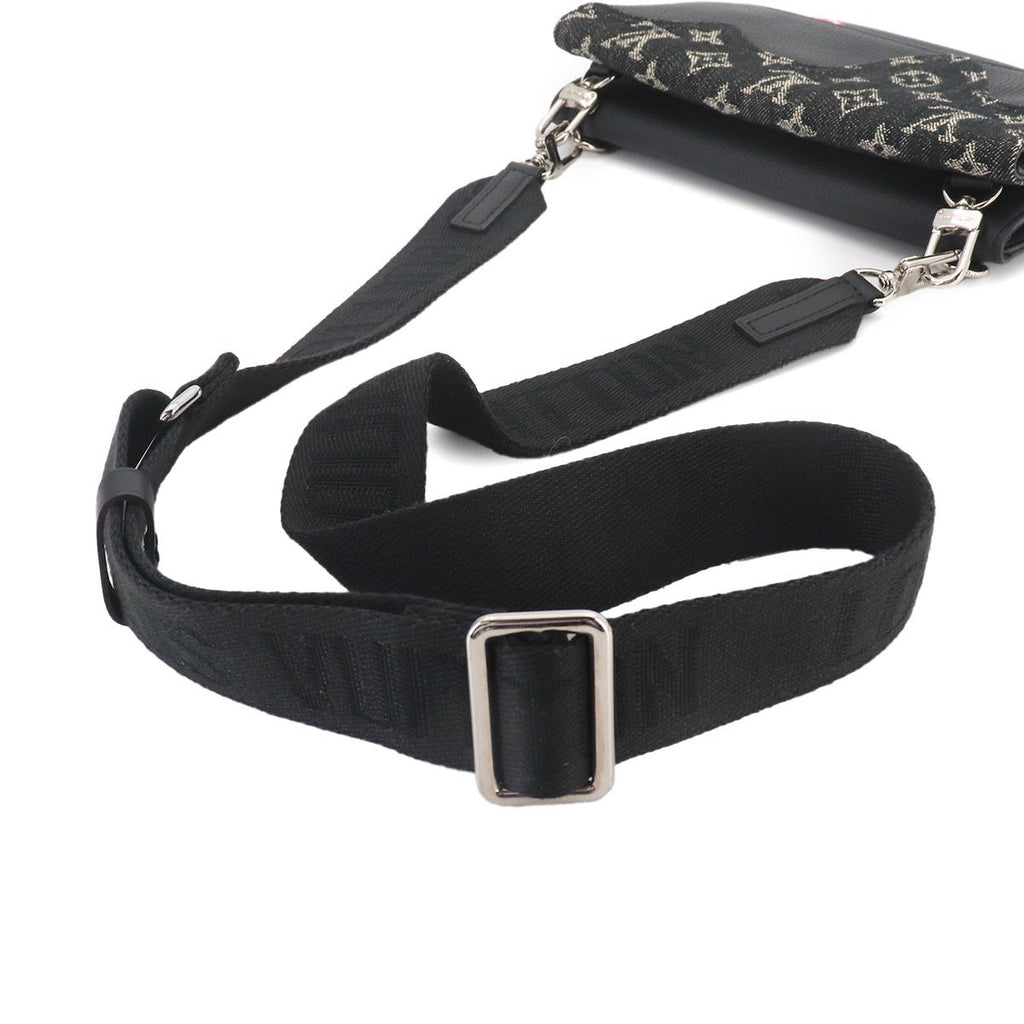 Louis Vuitton LV Squared Trio Pouch Shoulder Bag Monogram Drip Noir — view 5