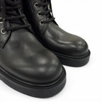 Gucci GG Marmont Leather Short Boots Black Gold 35 Boxes — view 8
