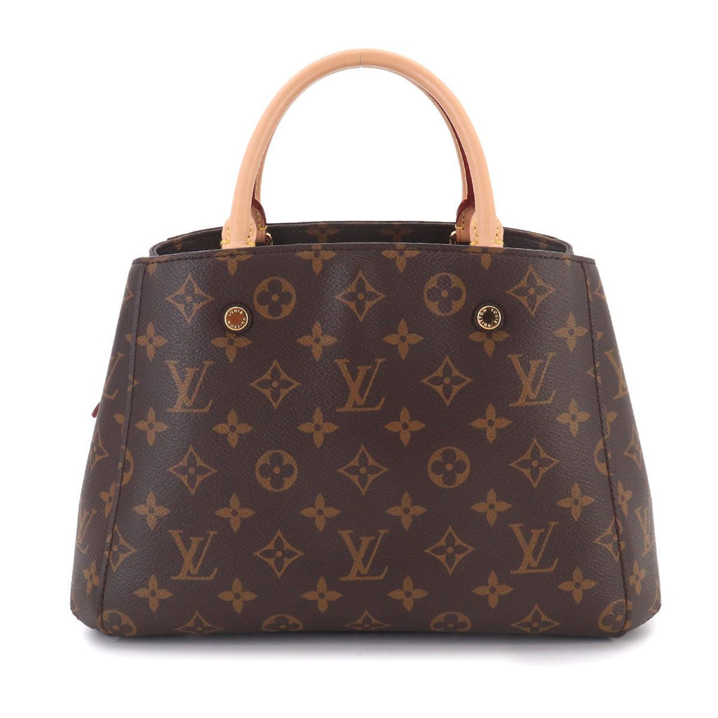 Louis Vuitton Monogram Montaigne BB 2-Way Bag Brown — view 2