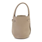 Celine Big Bag Nano Bucket Hand Bag Leather Beige Silver — view 2