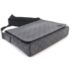 Louis Vuitton Monogram Eclipse District MM NM Shoulder Bag Black — view 5