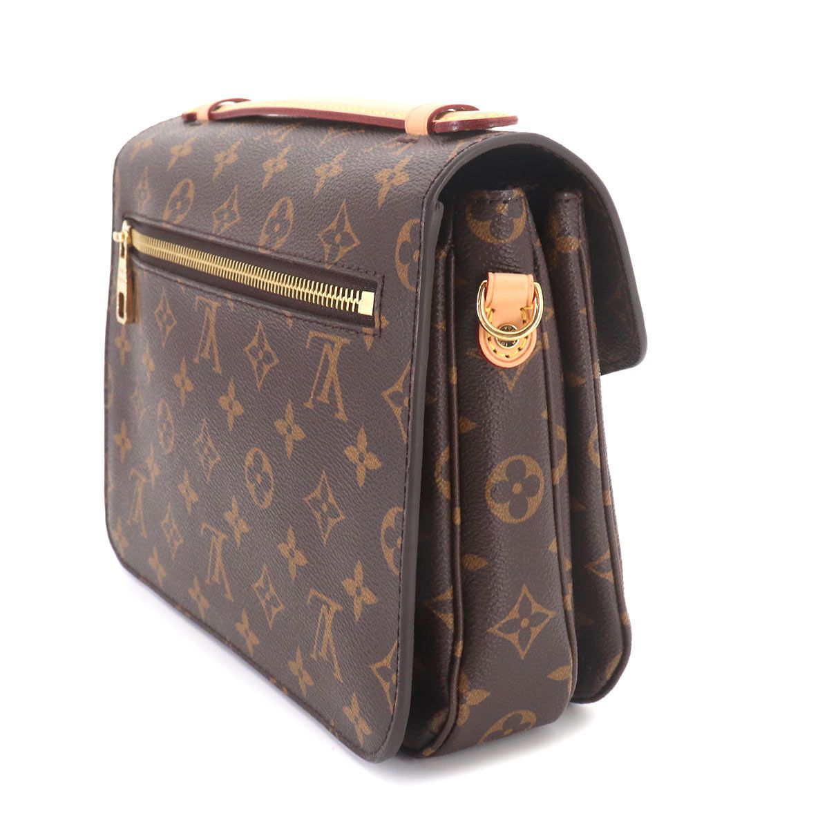 Louis Vuitton Monogram Pochette Metis MM 2-Way Bag Brown — view 4