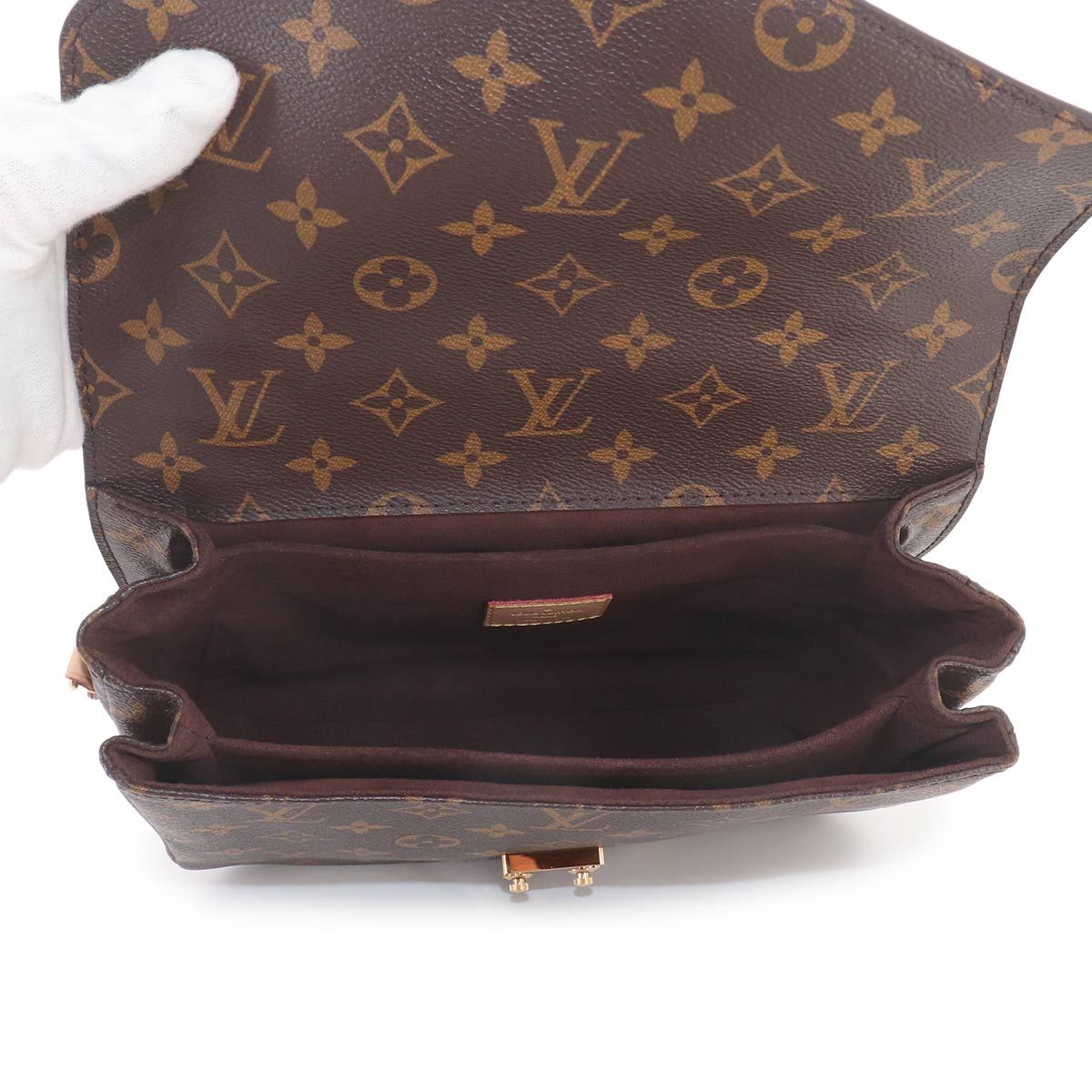 Louis Vuitton Monogram Pochette Metis MM 2-Way Bag Brown — view 7