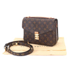Louis Vuitton Monogram Pochette Metis MM 2-Way Bag Brown — view 2