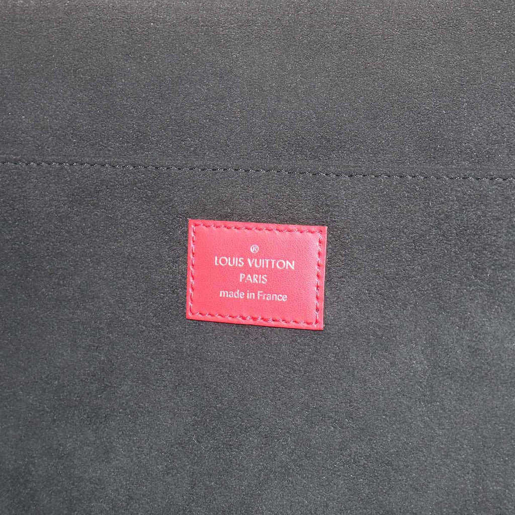 Louis Vuitton Supreme Epi Pochette Jour GM Clutch Red White — view 6