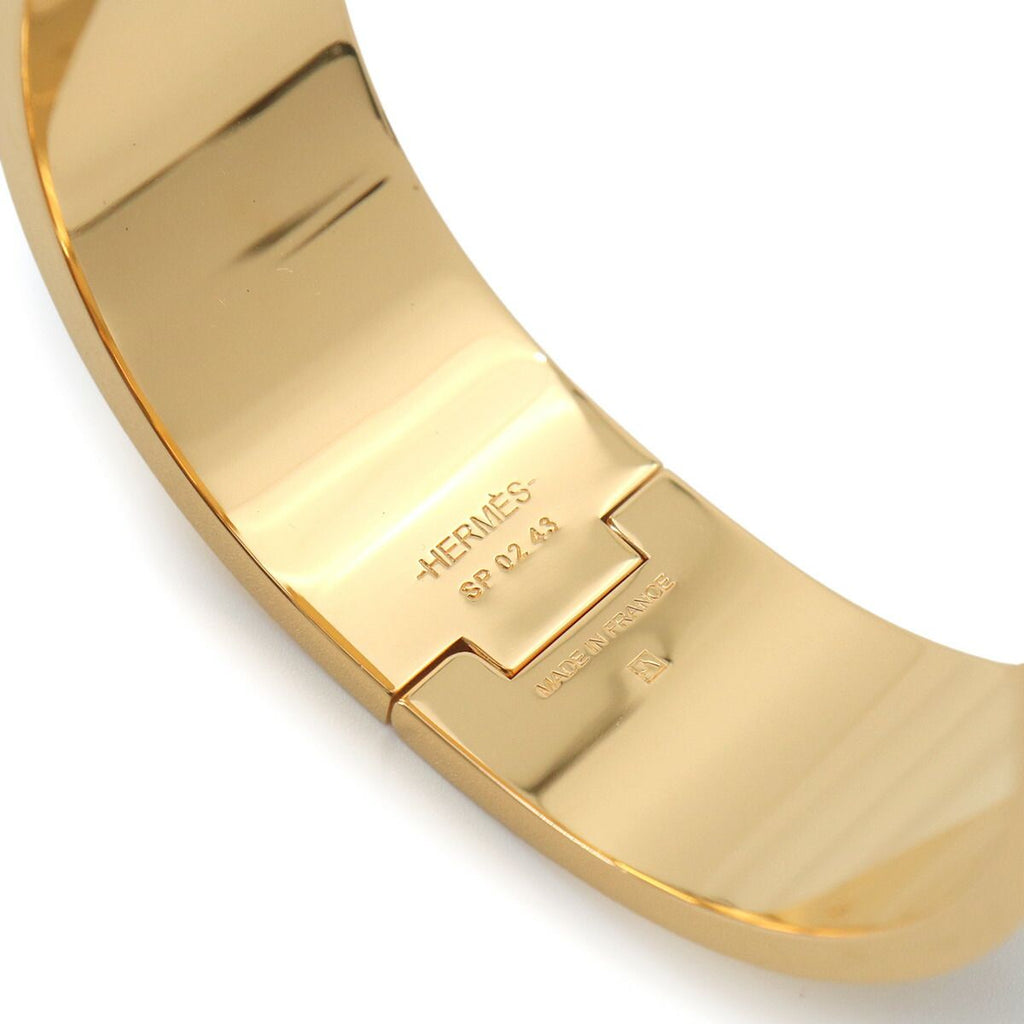 Hermes Clic Clac PM Bangle Gray Gold Bracelet — view 5
