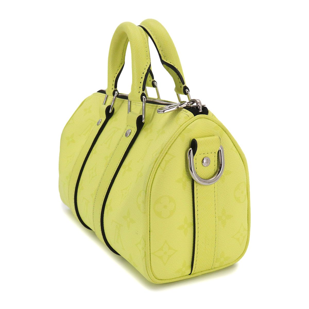 Louis Vuitton Taigarama Keepall Bandouliere 25 2-Way Bag Lemon Yellow — view 4