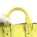 Louis Vuitton Taigarama Keepall Bandouliere 25 2-Way Bag Lemon Yellow — view 9