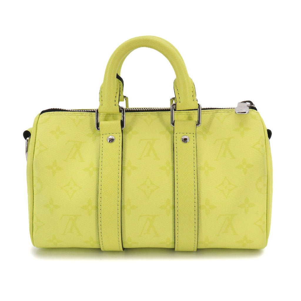 Louis Vuitton Taigarama Keepall Bandouliere 25 2-Way Bag Lemon Yellow — view 3