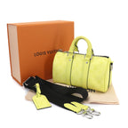 Louis Vuitton Taigarama Keepall Bandouliere 25 2-Way Bag Lemon Yellow — view 2