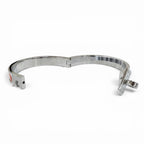 Hermes Mini Click Kelly Bracelet Bangle Silver Orange — view 7