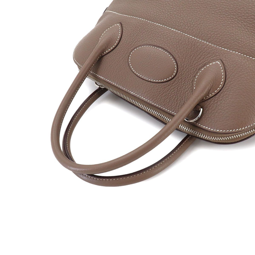 Hermes Bolide 31 2-Way Bag Taurillon Clemence Etoupe Silver — view 5