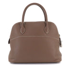 Hermes Bolide 31 2-Way Bag Taurillon Clemence Etoupe Silver — view 2