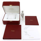 Cartier Watch Tank en Gray SM Diamond SS Quartz Silver Dial Polished — view 2