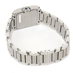 Cartier Watch Tank en Gray SM Diamond SS Quartz Silver Dial Polished — view 4