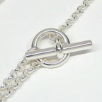 Hermes Necklace Chaine D'ancre Area 2 Long Silver — view 5