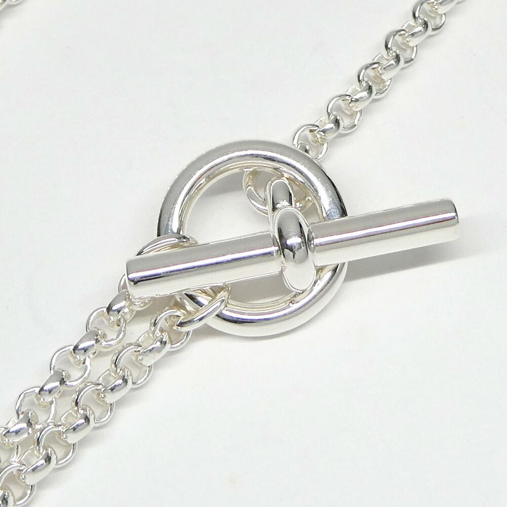 Hermes Necklace Chaine D'ancre Area 2 Long Silver — view 5