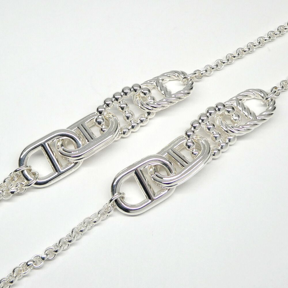 Hermes Necklace Chaine D'ancre Area 2 Long Silver — view 4