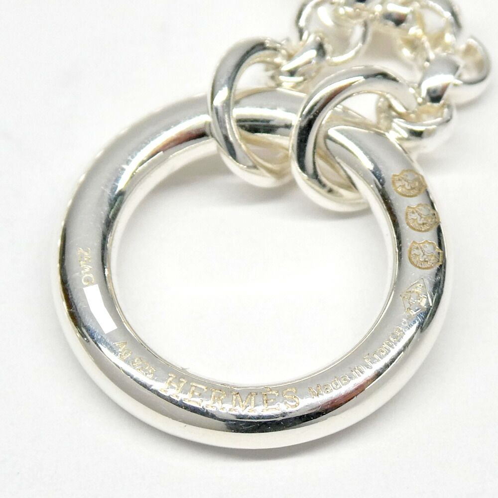 Hermes Necklace Chaine D'ancre Area 2 Long Silver — view 7